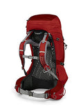 Osprey Atmos AG 50 Men's Backpacking Backpack, Rigby Red , Medium