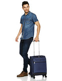 Amazonbasics Softside Spinner Luggage - 3 Piece Set (21", 25", 29"), Navy Blue