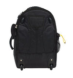 Outdoor Products Sea-Tac Rolling Backpack, 50.2-Liter Storage, Black