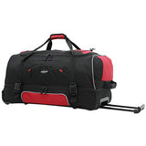 Travelers Club Adventure Upright Rolling Duffel Bag, Red, 36 Inch 119.0L