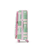 Macbeth Women'S Prepset 28In Rolling Luggage Suitcase Pink, Green