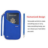 Travel Wallet RFID Blocking Document Organizer Bag, Family Passport Holder