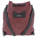 Kenneth Cole Reaction Womens Ruby Faux Leather Colorblock Backpack Red Medium
