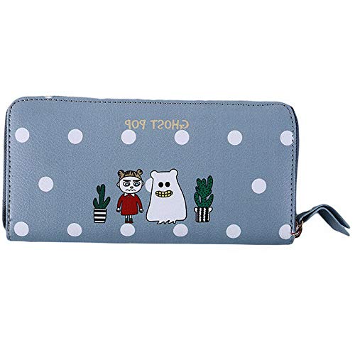 Mikash Womens Wallet Credit Card Holder Purse Travel Passport Organizer With Zipper S | Model