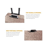 Travel Luggage Cover，Pink Rose Gold Metallic Glitter，Washable Elastic Durable , With Concealed Zipper Suitcase Protector Fits For 29-32 Inch -XL.