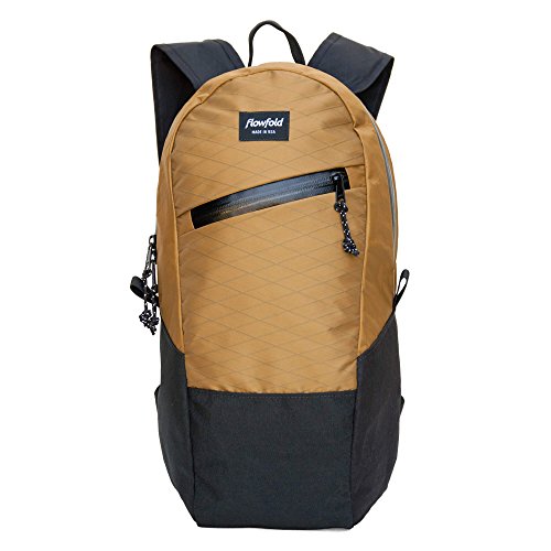 Flowfold Optimist 10L Mini Backpack - Ultra Lightweight Daypack - Made In The Usa - Coyote Brown