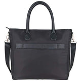 Kenneth Cole Reaction Women's Silky Polyester Top Zip 15" (RFID) Laptop Tote Black One Size