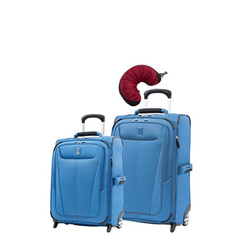 Travelpro Maxlite 5 | 3-Pc Set | Int'L Carry-On & 22" Carry-On Exp. Rollaboard With Travel Pillow