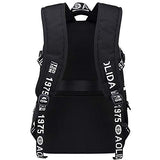 Attack on Titan Men Backpack Survey Corps Travel Bagpack USB Charging Laptop Backpack Anime Bookbag (12)