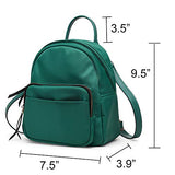 BOBILIKE Casual Mini Backpack Purse Fashion School Travel Daypack for Girls, Green