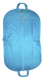 Ever Moda Morrocan Hanging Garment Bag (Teal Blue)