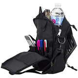 Eastsport Men's Multifunctional Messenger Bag, Over Shoulder, Crossbody for Everyday Use, Black