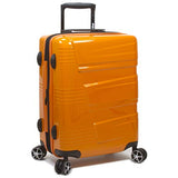 Dejuno Lumos Hardside 3-Piece Expandable Spinner Luggage Set, Orange