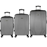 Elite Luggage Paris 3 Piece Hardside Spinner Luggage Set (Teal)
