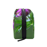 Toiletry Bag Mr Frog Animals Reptiles Bud Flower Womens Beauty Makeup Case Brush Cosmetic Organizer