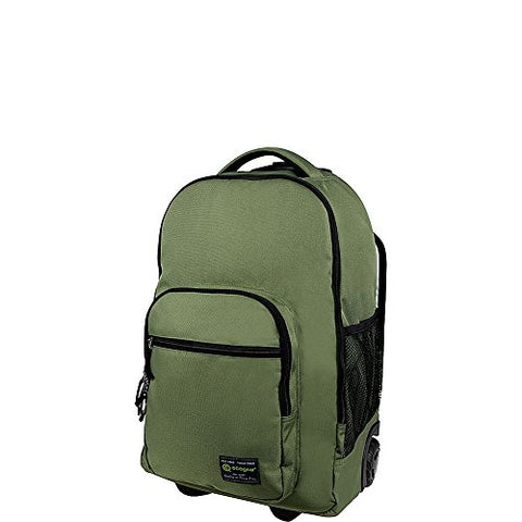 Ecogear Dhole Laptop Rolling Backpack (Olive Green)