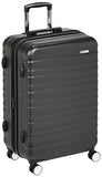 Amazonbasics Premium Hardside Spinner Luggage With Built-In Tsa Lock - 24-Inch, Black