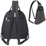 Baggallini Anti-Theft Backpack - Stylish Carry-on Travel Bag With Locking Zippers and