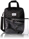 Simplily Co. Carry-on Under the Seat Shoulder Suitcase Luggage Bag (Black)