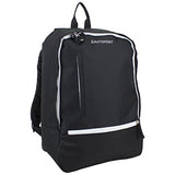 Eastsport Everyday Backpack with Secure Zipper Pulls (Black/White Trim)