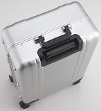 Zero Halliburton Classic Aluminum 24 Inch 4 Wheel Spinner Travel Case, Silver, One Size