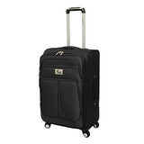Chariot Taranto 3 Piece Lightweight Upright Spinner Luggage Set - Purple, Black, One Size