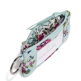 Vera Bradley Iconic Zip ID Case, Signature Cotton, water bouquet