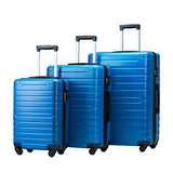 ABOOFAN 3Pcs Hardside Spinner Luggage Suitcase Set | 2 to 4 Days Delivery Time (Blue)