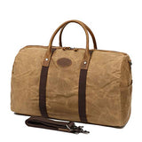 Berchirly Travel Duffel Bag Large Canvas Sports Hand Bags Vintage Weekender Luggage Bag
