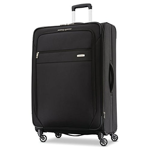 Samsonite Advena Expandable Softside Checked Luggage With Spinner Wheels, 29 Inch, Black