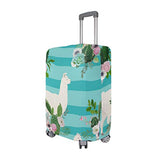 GIOVANIOR Llama Cactus Luggage Cover Suitcase Protector Carry On Covers