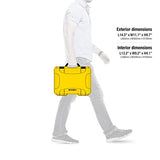 Nanuk 910 Waterproof Hard Case With Foam Insert - Yellow