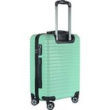 Brio Luggage Eco Light 3 Piece Hardside Spinner Luggage Set (Light Blue)