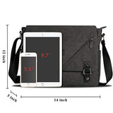 ibagbar Water Resistant Messenger Bag Satchel Shoulder Crossbody Sling Working Bag Bookbag