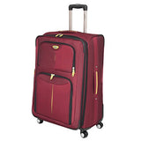 American Green Travel Icon Expandable Luggage Set, Burgundy