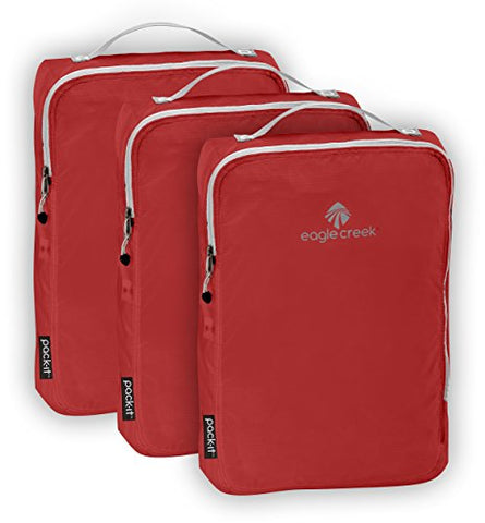 Eagle Creek Pack-it Specter Cube Set-3pc Set (Medium), Volcano Red