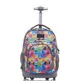 Yexin Primary School Student Trolley Bag - New Laptop Rolling Backpack For Schooling & Travel, 18