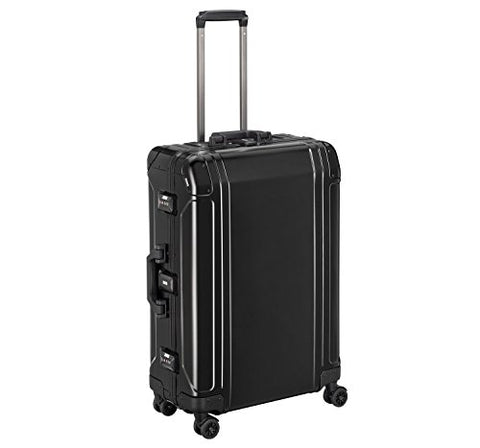 Zero Halliburton Geo Aluminum 3.0 26" 4 Wheel Spinner Travel Case Zrg2526 (Black)