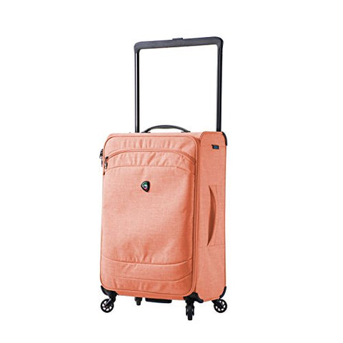 Mia Toro M1127-24In-Org Italy Kitelite Strato Softside 24 Inch Spinner, Orange