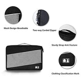 Defway Packing Cubes Travel Luggage Organizers - 3 Set Compression Cubes Bags