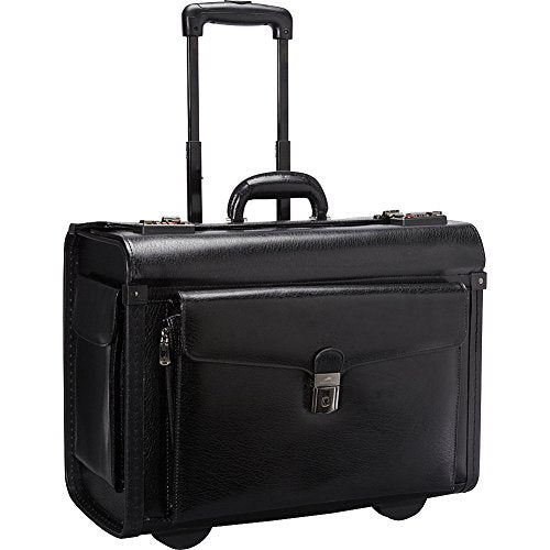 Shop Mancini Deluxe Wheeled Leather Catalog C Luggage Factory