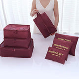 Chalier 7 Set Packing Cubes Multi-functional Clothing Sorting Packages Travel Luggage Organizer with Shoe Bag