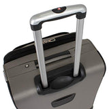 Swissgear 24" Expandable Spinner Luggage- Pewter. Expandable Unisex Suitcase Great as Carry-On Travel Luggage (Pewter, 24")