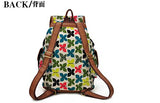 Women Girl Fox Print Backpack Satchel Bookbag Rucksack Travel Casual Bags