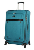Nicole Miller New York Rosalie Collection 24" Expandable Luggage Spinner (Teal)