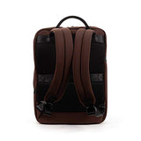 Cloe Uomo Nylon Laptop Backpack for Men in Brown Color