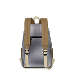 S Kaiko Canvas Backpack School Bakcpack For Women And Men School Bag Stripe Sweet Lace Daypack