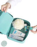 Damara Portable Zipper Business Trip Tidy Bag Organisers Top Handel,Light Blue