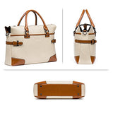 Bostanten Leather Briefcase Messenger Satchel Bags Laptop Handbags For Women