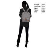 Veegul Stylish Doctor Style Multipurpose Canvas School Travel Backpack For Men Women Dual Pockets